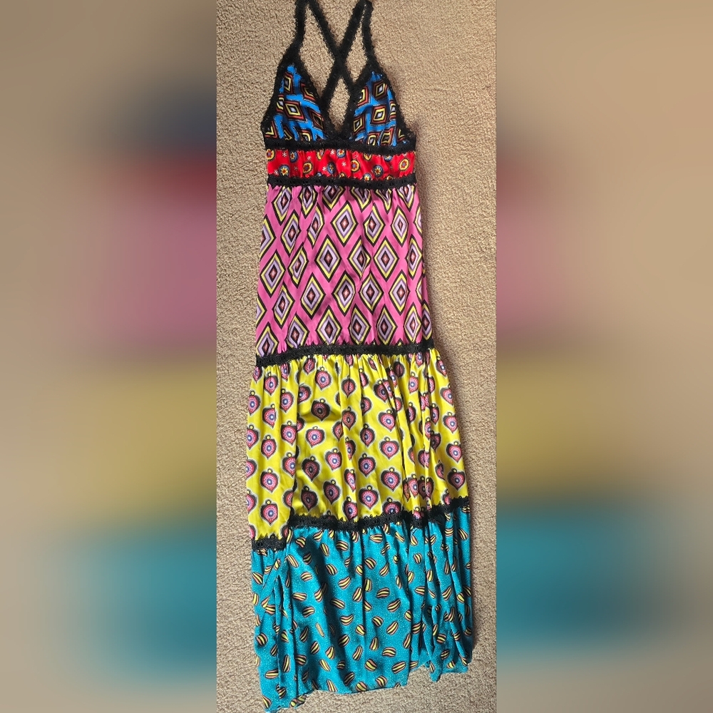 Alice + Olivia By Stacey Bendet Collab Maxi Dress Size 4